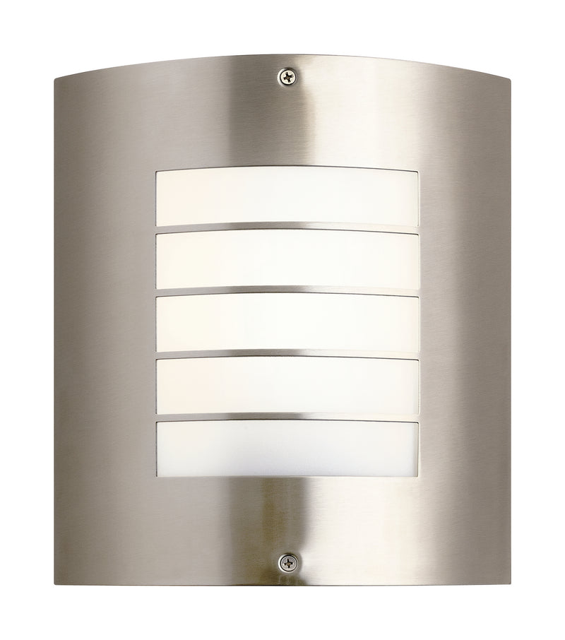 Newport Outdoor Wall 1-Light in Brushed Nickel