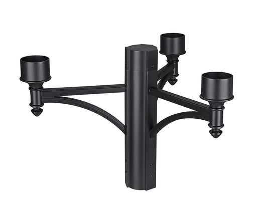 Outdoor Three Light Outdoor Posts/Hardware in Black by Z-Lite Lighting