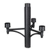 Outdoor Four Light Outdoor Posts/Hardware in Black by Z-Lite Lighting