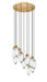Arden 11 Light Chandelier in Rubbed Brass by Z-Lite Lighting
