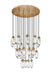 Arden 27 Light Chandelier in Rubbed Brass by Z-Lite Lighting
