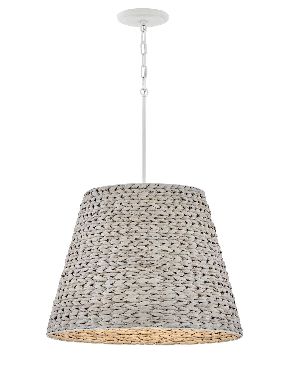 Seabrook LED Chandelier in Textured Plaster by Hinkley Lighting