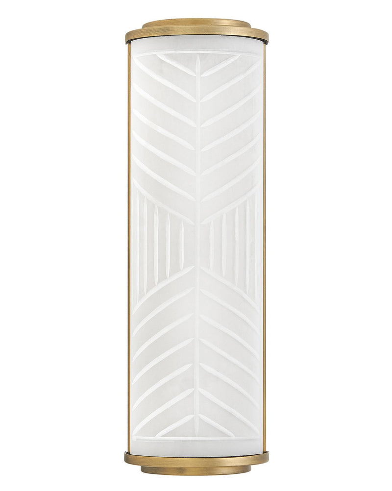 Devon LED Bath Sconce in Lacquered Brass by Hinkley Lighting