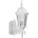 Welbourne 1-Light Wall Lantern in Textured White