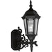 Welbourne 1-Light Wall Lantern in Textured Black