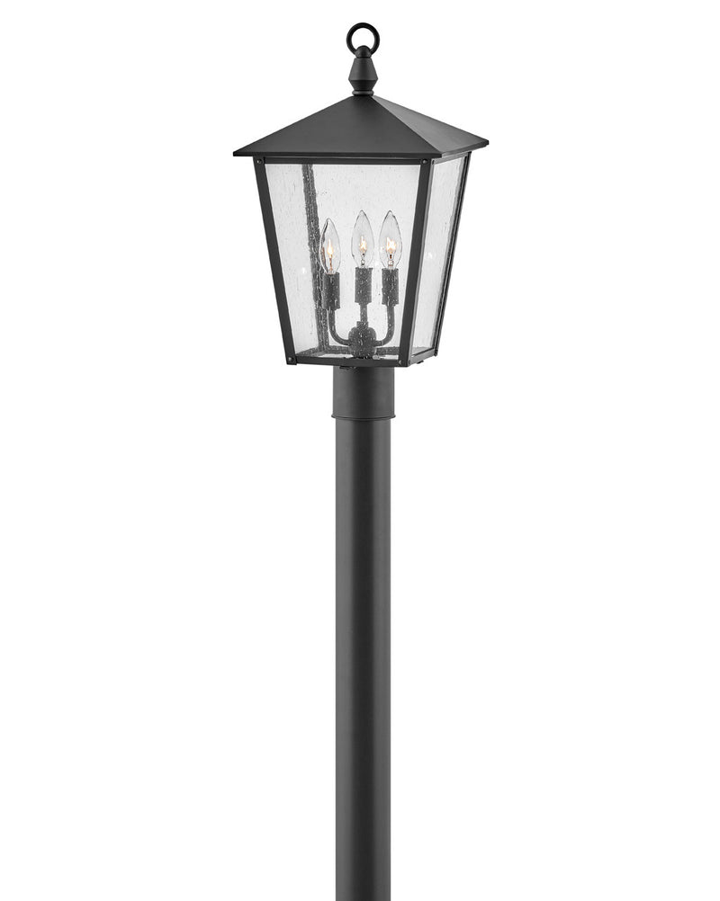 Huntersfield Medium Post or Pier Mount Lantern in Black