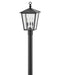 Huntersfield Medium Post or Pier Mount Lantern in Black