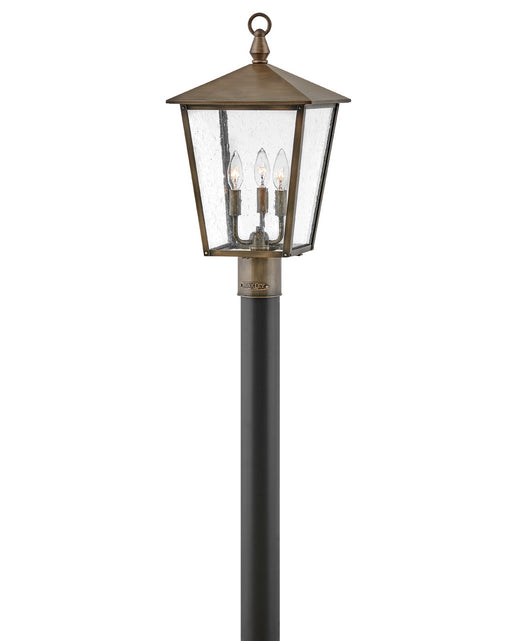 Huntersfield Medium Post or Pier Mount Lantern in Burnished Bronze