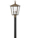 Huntersfield Medium Post or Pier Mount Lantern in Burnished Bronze