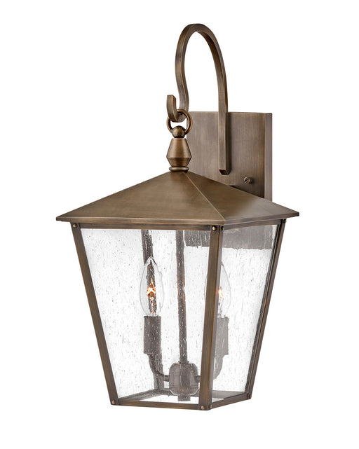 Huntersfield Medium Wall Mount Lantern in Burnished Bronze