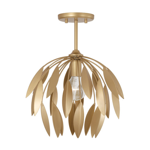 Margeaux One Light Pendant in Buffed Gold