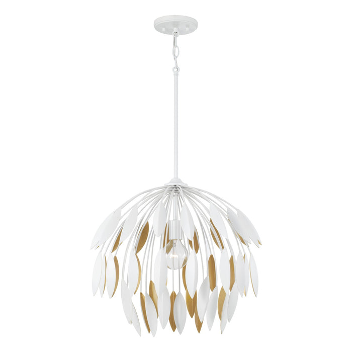 Margeaux One Light Pendant in Matte White