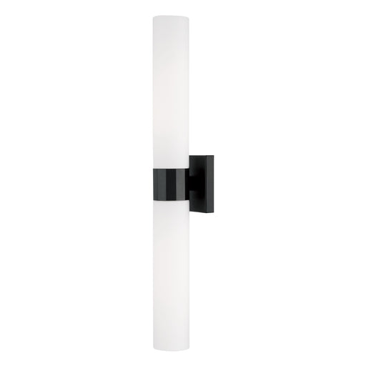 Sutton Two Light Wall Sconce in Matte Black