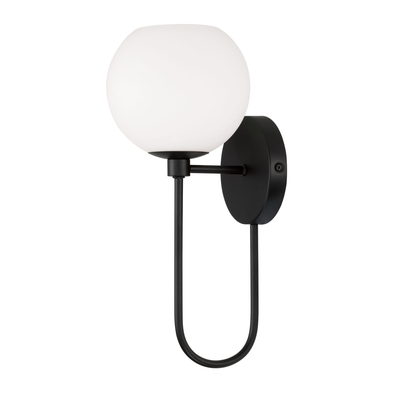 Ansley One Light Wall Sconce in Matte Black