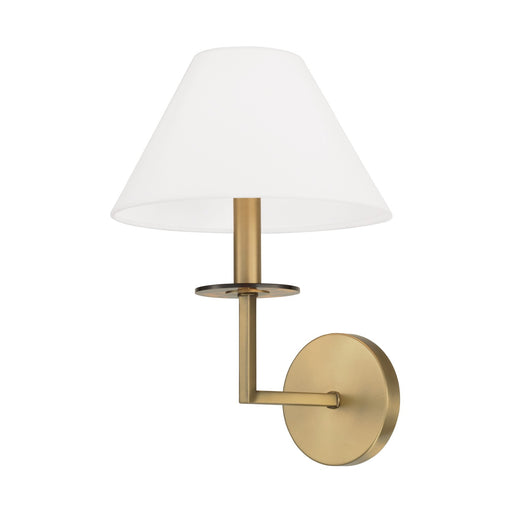 Gilda One Light Wall Sconce in Aged Brass