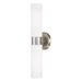 Theo Two Light Wall Sconce in Brushed Nickel