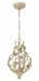 Josie 3-Light Mini Chandelier in Champagne Green Tea by Crystorama - MPN 4845-CT