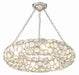 Palla 6-Light Chandelier in Antique Silver by Crystorama - MPN 525-SA