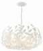 Broche 6-Light Chandelier in Matte White by Crystorama - MPN 533-MT