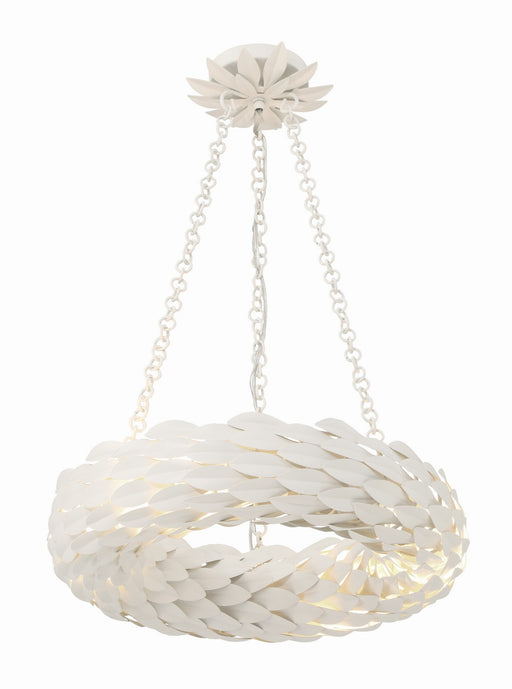 Broche LED Chandelier in Matte White by Crystorama - MPN 535-MT