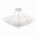 Doral 6-Light Semi-Flush Mount in Matte White by Crystorama - MPN DOR-B7706-MT_CEILING
