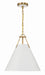 Xavier 3-Light Pendant in Vibrant Gold by Crystorama - MPN XAV-B8305-VG