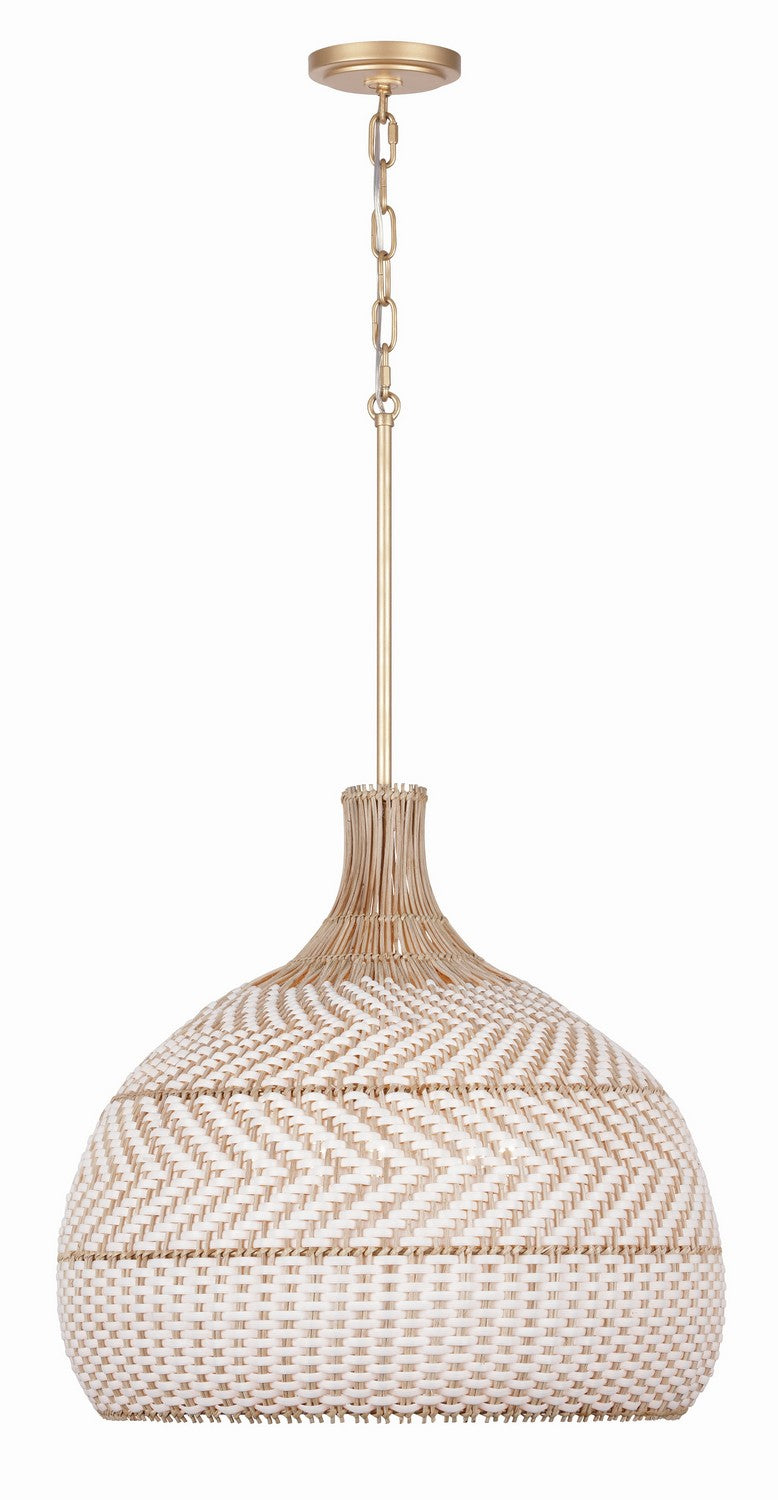 Zanzibar 5-Light Chandelier in Soft Gold by Crystorama - MPN ZAN-9005-SG