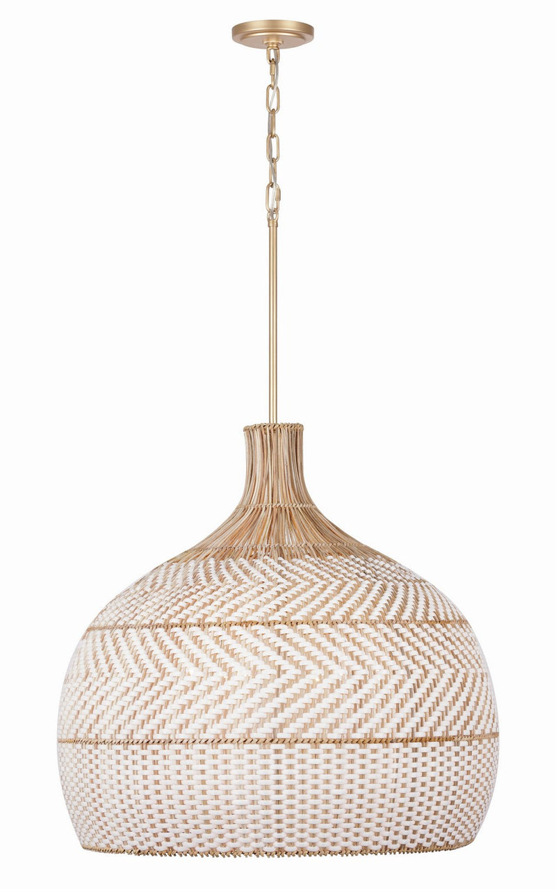 Zanzibar 6-Light Chandelier in Soft Gold by Crystorama - MPN ZAN-9006-SG
