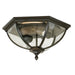 Britannia 2-Light Flushmount in Oiled Bronze Outdoor