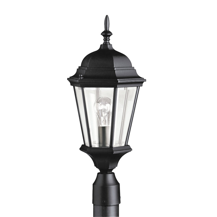 Madison Outdoor Post Mount 1-Light in Black