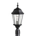 Madison Outdoor Post Mount 1-Light in Black