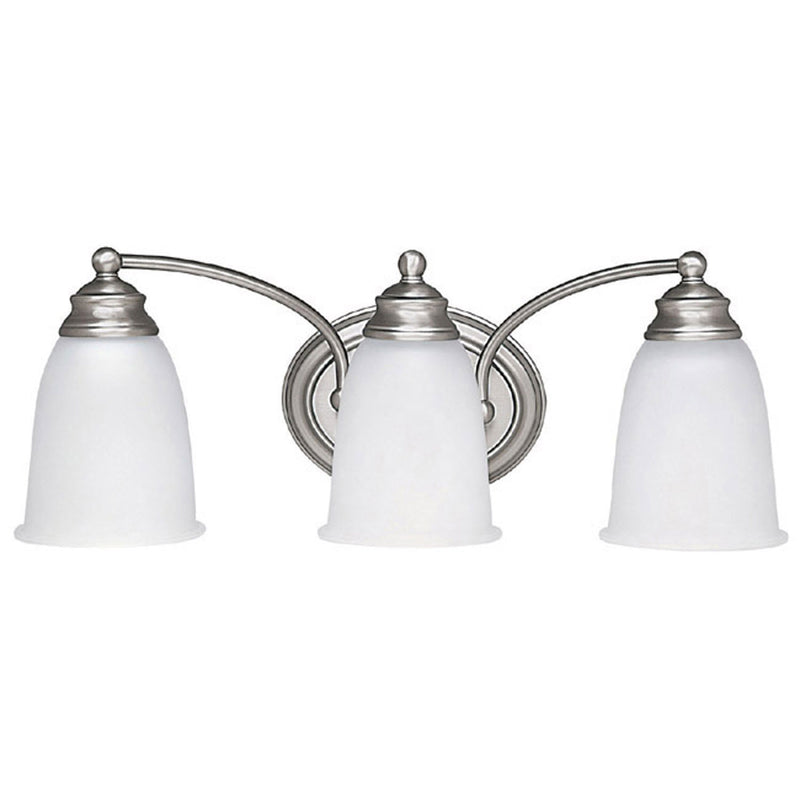 Capital Vanities 3 Light Vanity in Matte Nickel