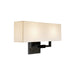 Hanover Small Sconce in Black Brass - Lamps Expo
