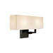 Hanover Small Sconce in Black Brass - Lamps Expo