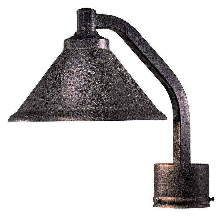 Kirkham 1-Light Post Mount in Aspen Bronze