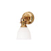 Pelham 1 Light Wall Sconce in Aged Brass - Lamps Expo