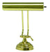 Desk Piano Lamp 10 Inch in Polished Brass