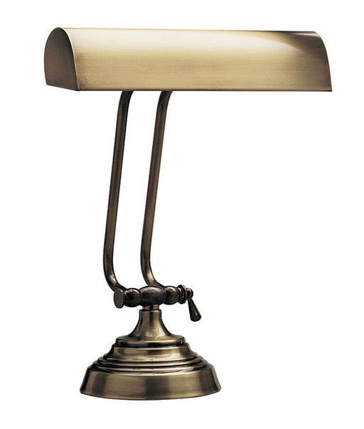 Desk Piano Lamp 10 Inch in Antique Brass