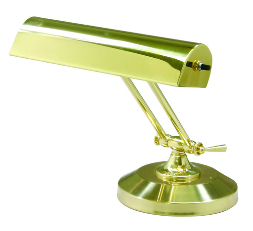 Upright Piano Lamp 10 Inch in Polished Brass