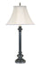 Newport 30.75 Inch Oil Rubbed Bronze Table Lamp with Off-White Linen Softback Shade