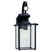 Jamestowne One Light Outdoor Wall Lantern in Black with Clear Beveled�Glass