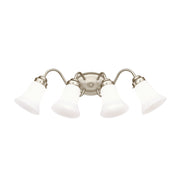 Bath Sconce 4-Light in Brushed Nickel