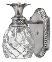 Plantation Single Light Vanity in Polished Antique Nickel