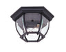 Classico Outdoor Ceiling Light In Black
