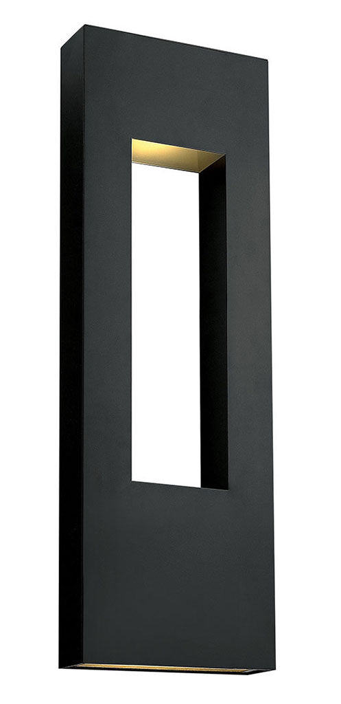 Atlantis Extra Large Wall Mount Lantern in Satin Black