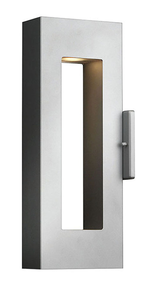Atlantis Medium Wall Mount Lantern in Titanium