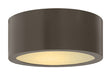 Luna Small Flush Mount in Bronze