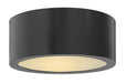 Luna Small Flush Mount in Satin Black