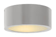 Luna Small Flush Mount in Titanium