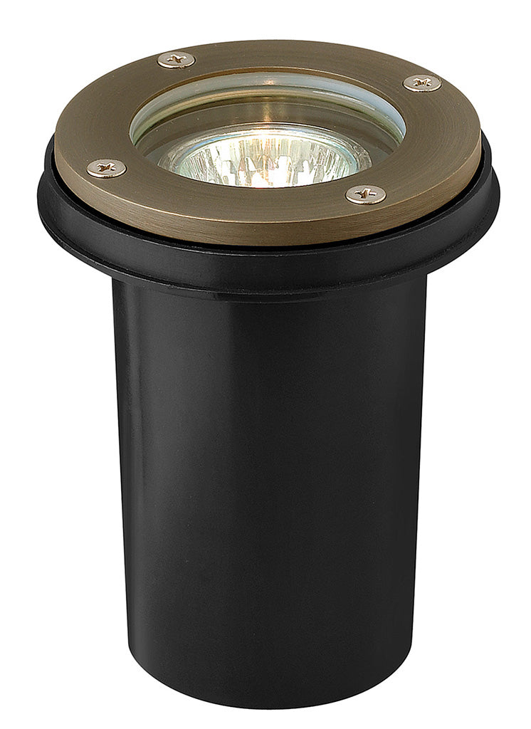 Hardy Island Flat Top Well Light in Matte Bronze